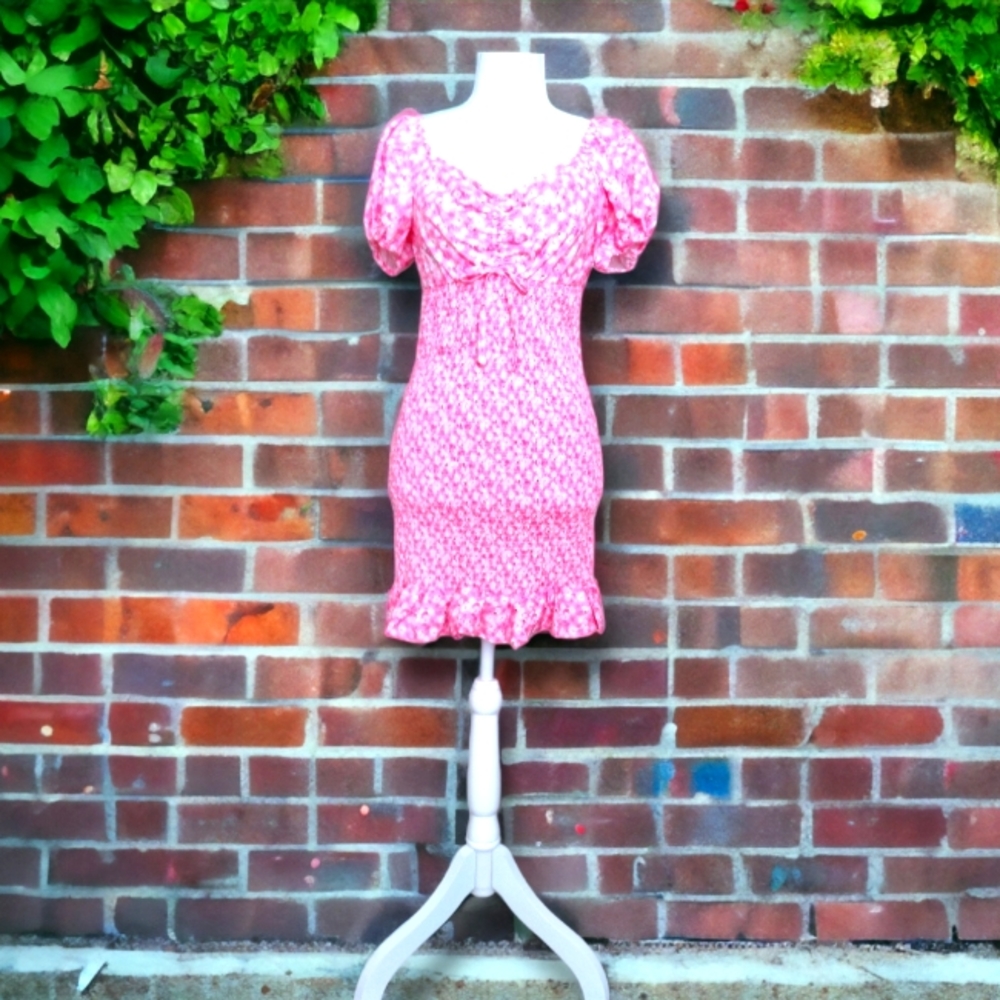 Shirred bodice Dress